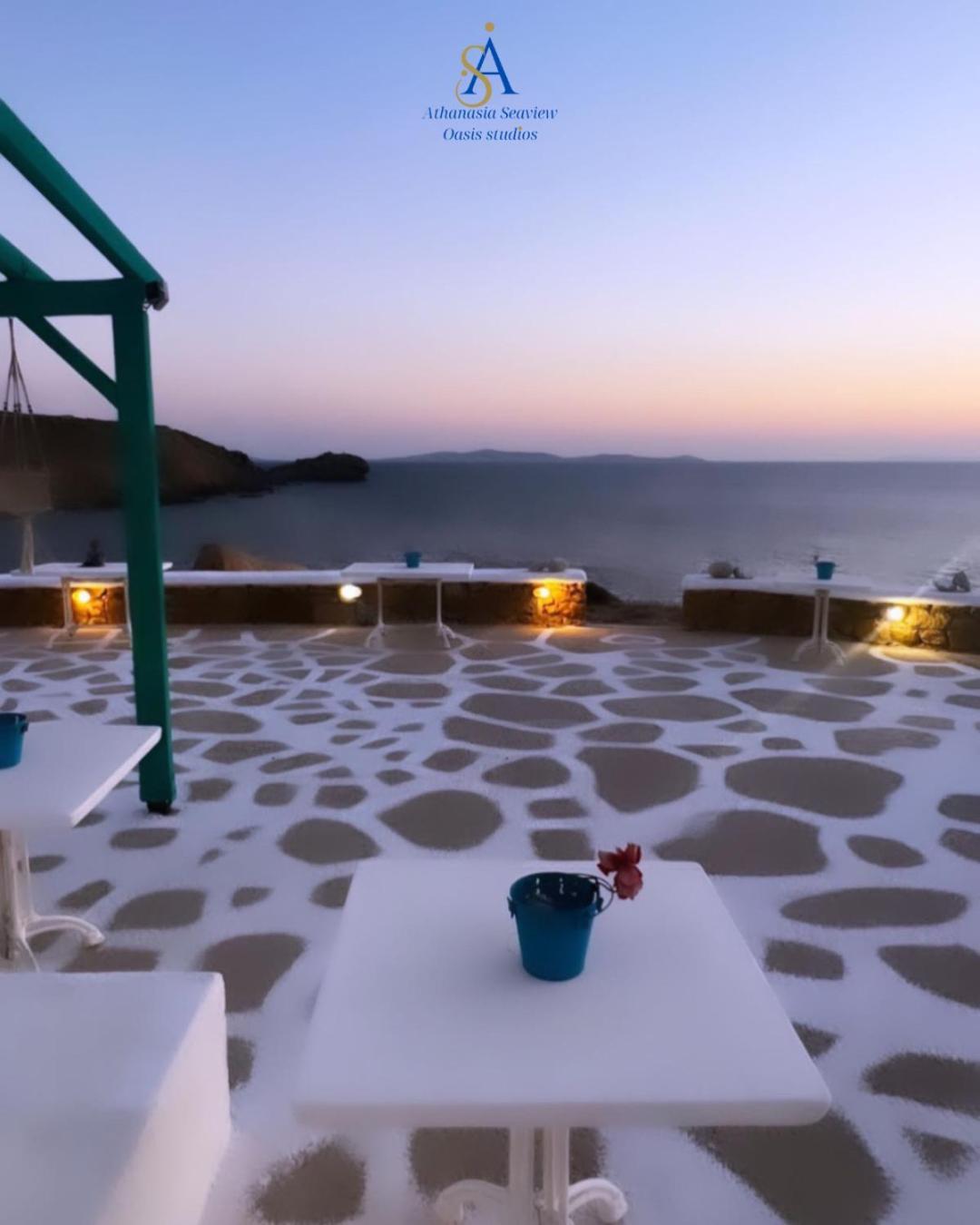 Houlakia  Mykonos Athanasia Seaview Oasis Studios By The Port מראה חיצוני תמונה