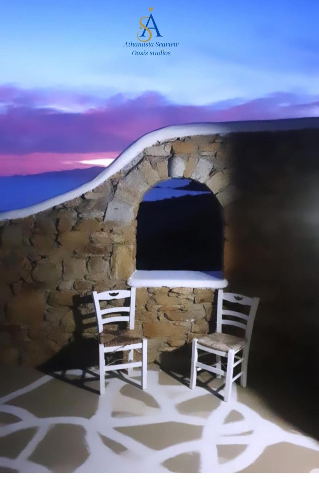 Houlakia  Mykonos Athanasia Seaview Oasis Studios By The Port מראה חיצוני תמונה