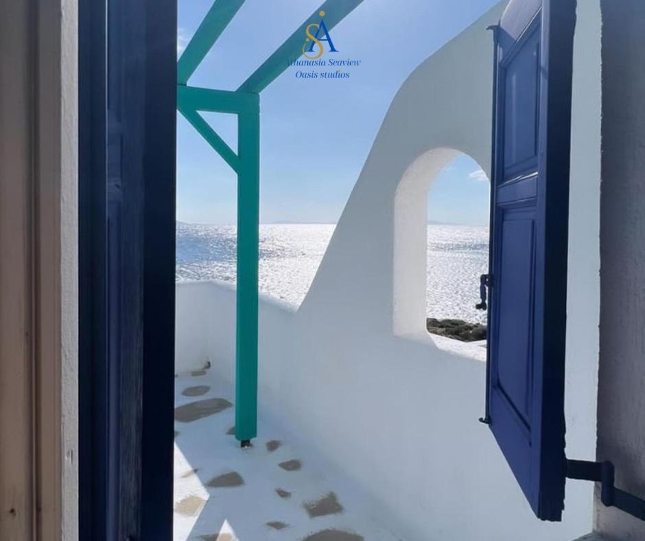 Houlakia  Mykonos Athanasia Seaview Oasis Studios By The Port מראה חיצוני תמונה